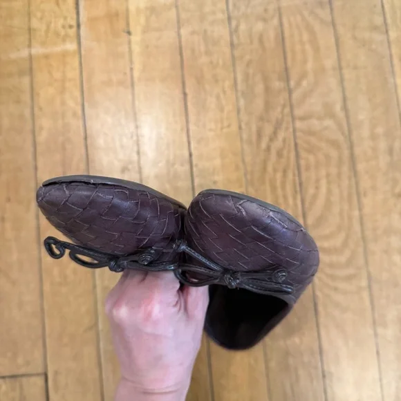 Schutz Arissa Flat Burgundy Woven size 6.5 - Picture 5 of 5